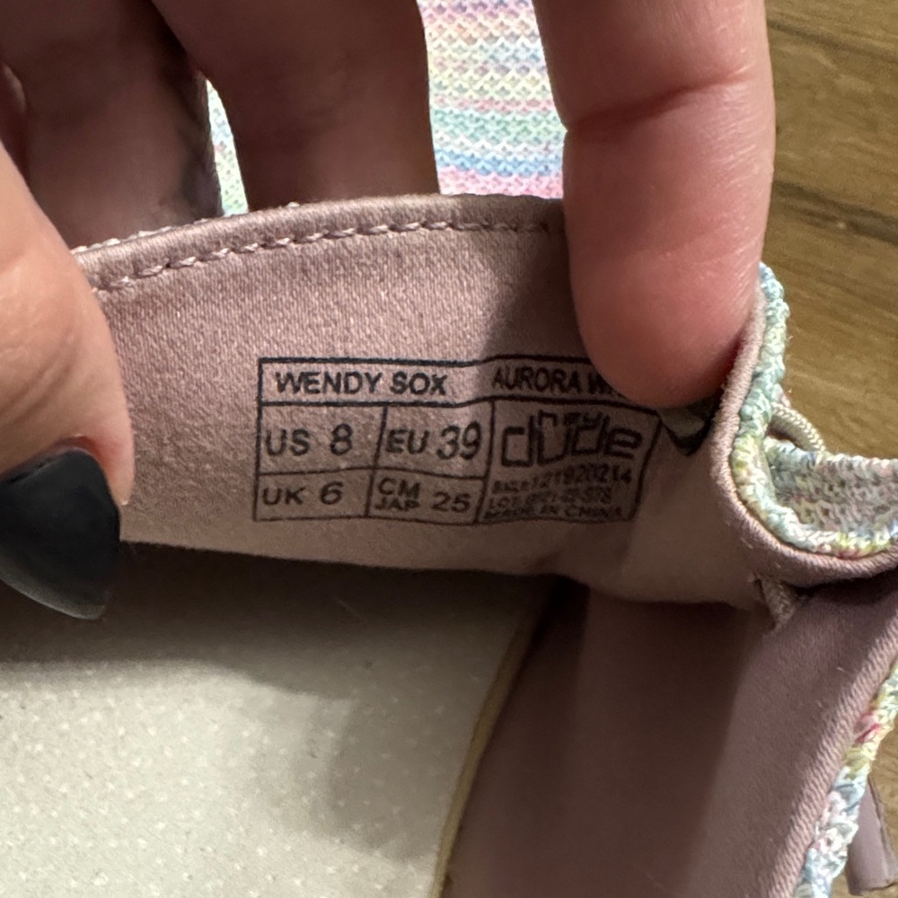 Hey Dude Pastel Striped Shoes - Picture 6 of 6